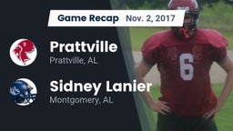 Recap: Prattville  vs. Sidney Lanier  2017