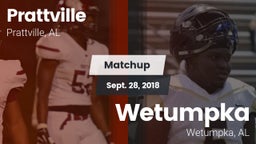 Matchup: Prattville High vs. Wetumpka  2018