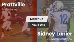 Matchup: Prattville High vs. Sidney Lanier  2018