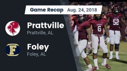 Recap: Prattville  vs. Foley  2018