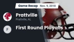 Recap: Prattville  vs. First Round Playoffs 2018