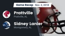 Recap: Prattville  vs. Sidney Lanier  2018
