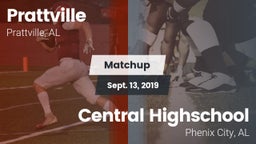 Matchup: Prattville High vs. Central Highschool 2019