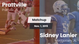 Matchup: Prattville High vs. Sidney Lanier  2019