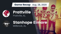 Recap: Prattville  vs. Stanhope Elmore  2020