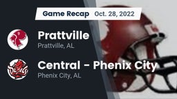 Recap: Prattville  vs. Central  - Phenix City 2022