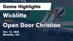 Wickliffe  vs Open Door Christian  Game Highlights - Oct. 13, 2022
