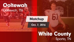 Matchup: Ooltewah  vs. White County  2016