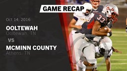 Recap: Ooltewah  vs. McMinn County  2016