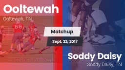 Matchup: Ooltewah  vs. Soddy Daisy  2017