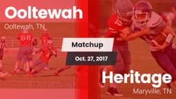 Matchup: Ooltewah  vs. Heritage  2017