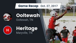 Recap: Ooltewah  vs. Heritage  2017