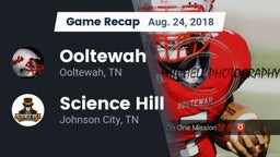 Recap: Ooltewah  vs. Science Hill  2018