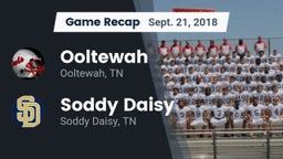Recap: Ooltewah  vs. Soddy Daisy  2018