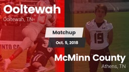 Matchup: Ooltewah  vs. McMinn County  2018