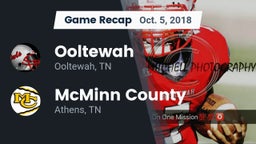 Recap: Ooltewah  vs. McMinn County  2018