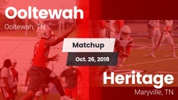 Matchup: Ooltewah  vs. Heritage  2018