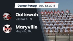 Recap: Ooltewah  vs. Maryville  2018
