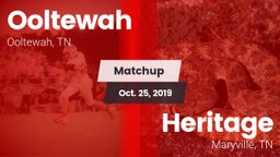 Matchup: Ooltewah  vs. Heritage  2019