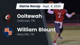 Recap: Ooltewah  vs. William Blount  2020