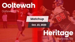 Matchup: Ooltewah  vs. Heritage  2020
