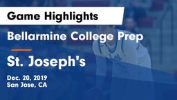 Bellarmine College Prep  vs St. Joseph's Game Highlights - Dec. 20, 2019