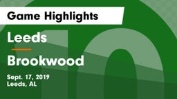 Leeds  vs Brookwood Game Highlights - Sept. 17, 2019