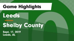 Leeds  vs Shelby County Game Highlights - Sept. 17, 2019