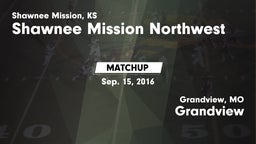 Matchup: Shawnee Mission NW vs. Grandview  2016