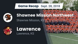 Recap: Shawnee Mission Northwest  vs. Lawrence  2018