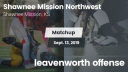 Matchup: Shawnee Mission NW vs. leavenworth offense 2019