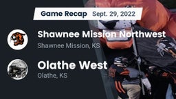 Recap: Shawnee Mission Northwest  vs. Olathe West   2022