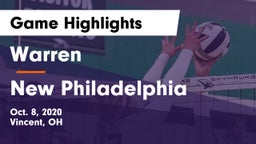 Warren  vs New Philadelphia  Game Highlights - Oct. 8, 2020