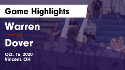 Warren  vs Dover  Game Highlights - Oct. 16, 2020