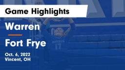 Warren  vs Fort Frye  Game Highlights - Oct. 6, 2022