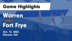 Warren  vs Fort Frye  Game Highlights - Oct. 12, 2023