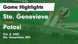 Ste. Genevieve  vs Potosi  Game Highlights - Oct. 8, 2020