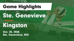 Ste. Genevieve  vs Kingston Game Highlights - Oct. 20, 2020