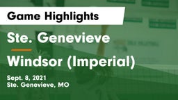 Ste. Genevieve  vs Windsor  Game Highlights - Sept. 8, 2021
