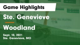 Ste. Genevieve  vs Woodland Game Highlights - Sept. 10, 2021