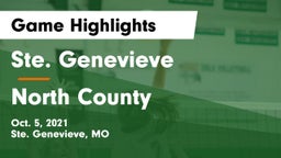 Ste. Genevieve  vs North County  Game Highlights - Oct. 5, 2021