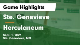 Ste. Genevieve  vs Herculaneum  Game Highlights - Sept. 1, 2022