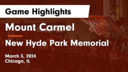 Mount Carmel  vs New Hyde Park Memorial  Game Highlights - March 3, 2024