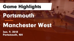 Portsmouth  vs Manchester West Game Highlights - Jan. 9, 2018