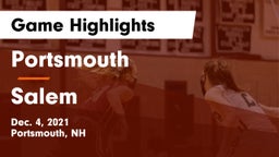 Portsmouth  vs Salem  Game Highlights - Dec. 4, 2021