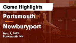 Portsmouth  vs Newburyport Game Highlights - Dec. 2, 2023