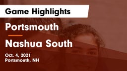 Portsmouth  vs Nashua  South Game Highlights - Oct. 4, 2021