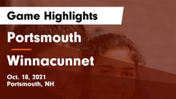 Portsmouth  vs Winnacunnet  Game Highlights - Oct. 18, 2021