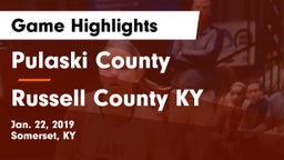 Pulaski County  vs Russell County  KY Game Highlights - Jan. 22, 2019