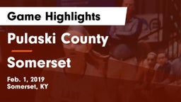 Pulaski County  vs Somerset  Game Highlights - Feb. 1, 2019